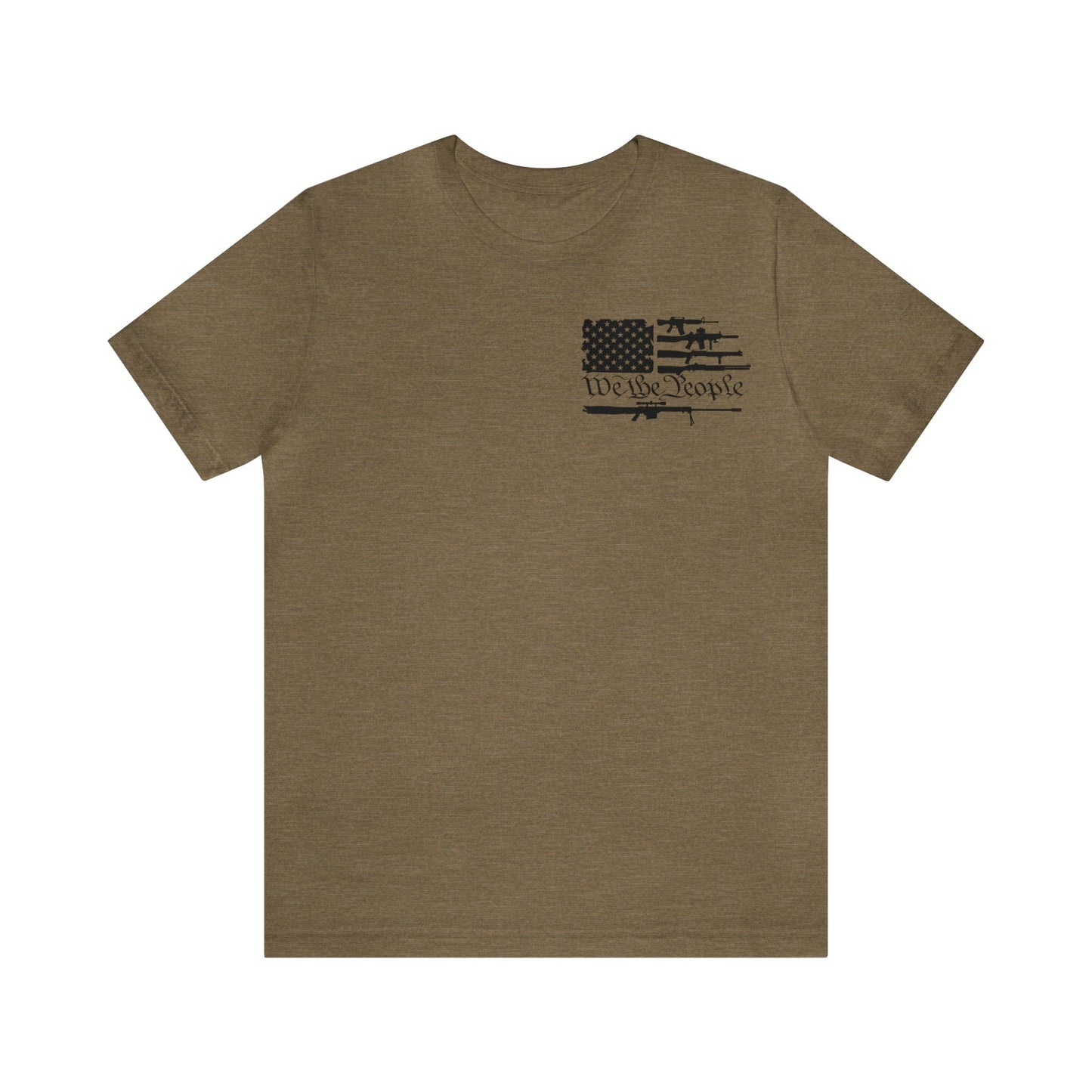 T-Shirt We the People | 2nd That | Back Print | 2nd Amendment | Jersey Short Sleeve Tee