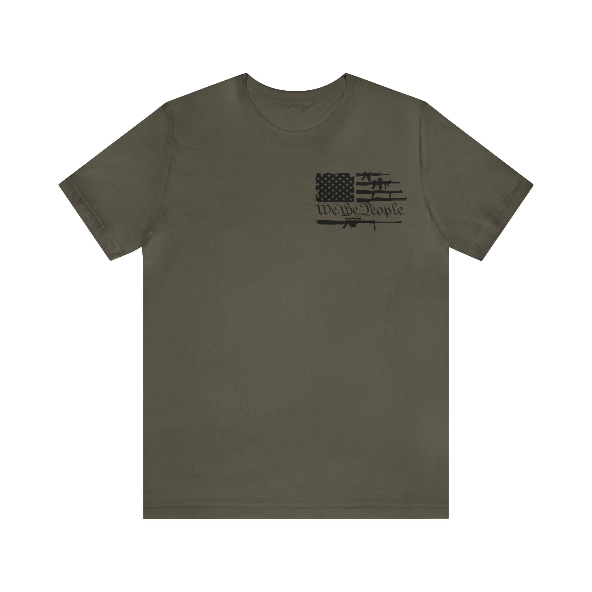 T-Shirt We the People | 2nd That | Back Print | 2nd Amendment | Jersey Short Sleeve Tee