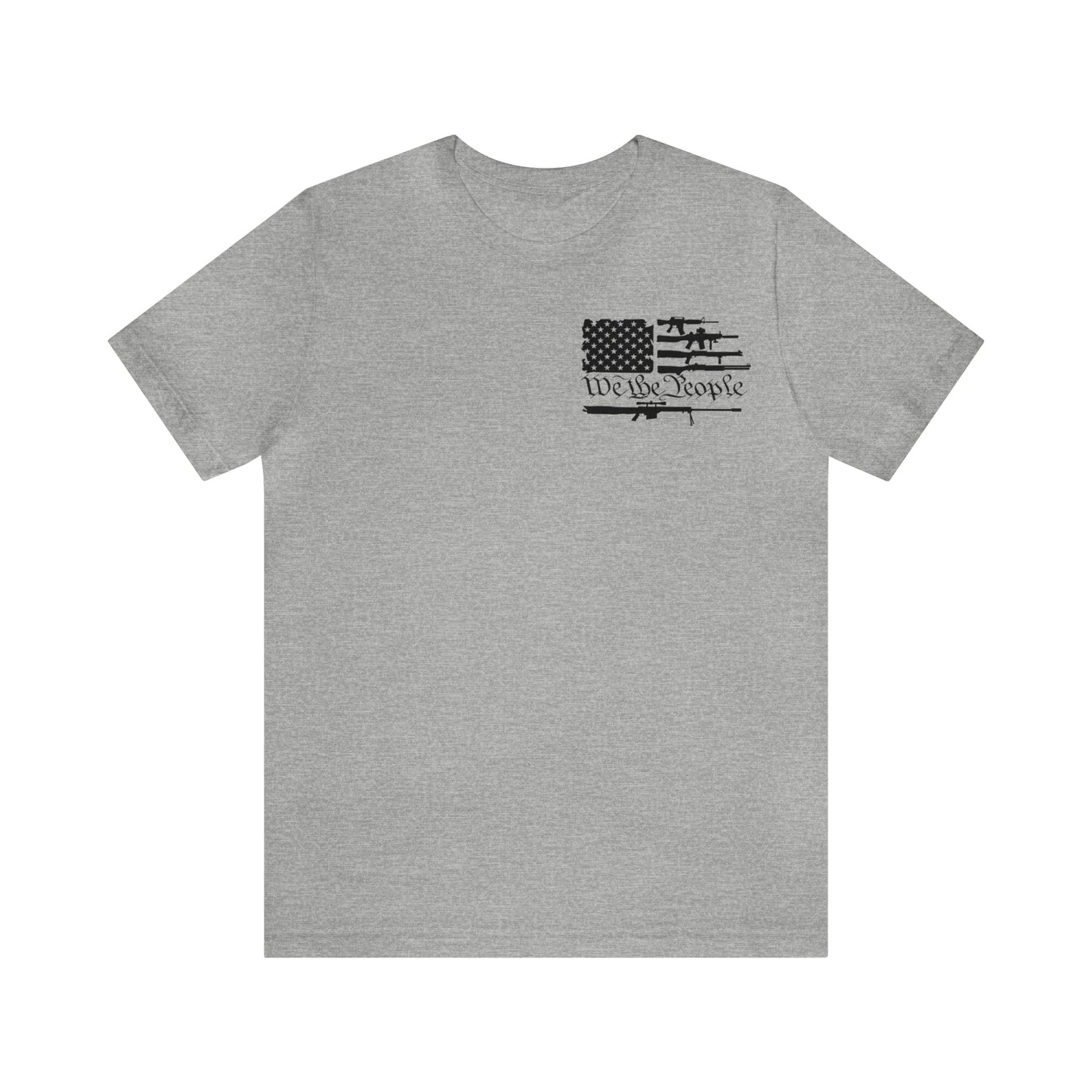 T-Shirt We the People | Don't Tread On Me | Back Print | 2nd Amendment | Jersey Short Sleeve Tee