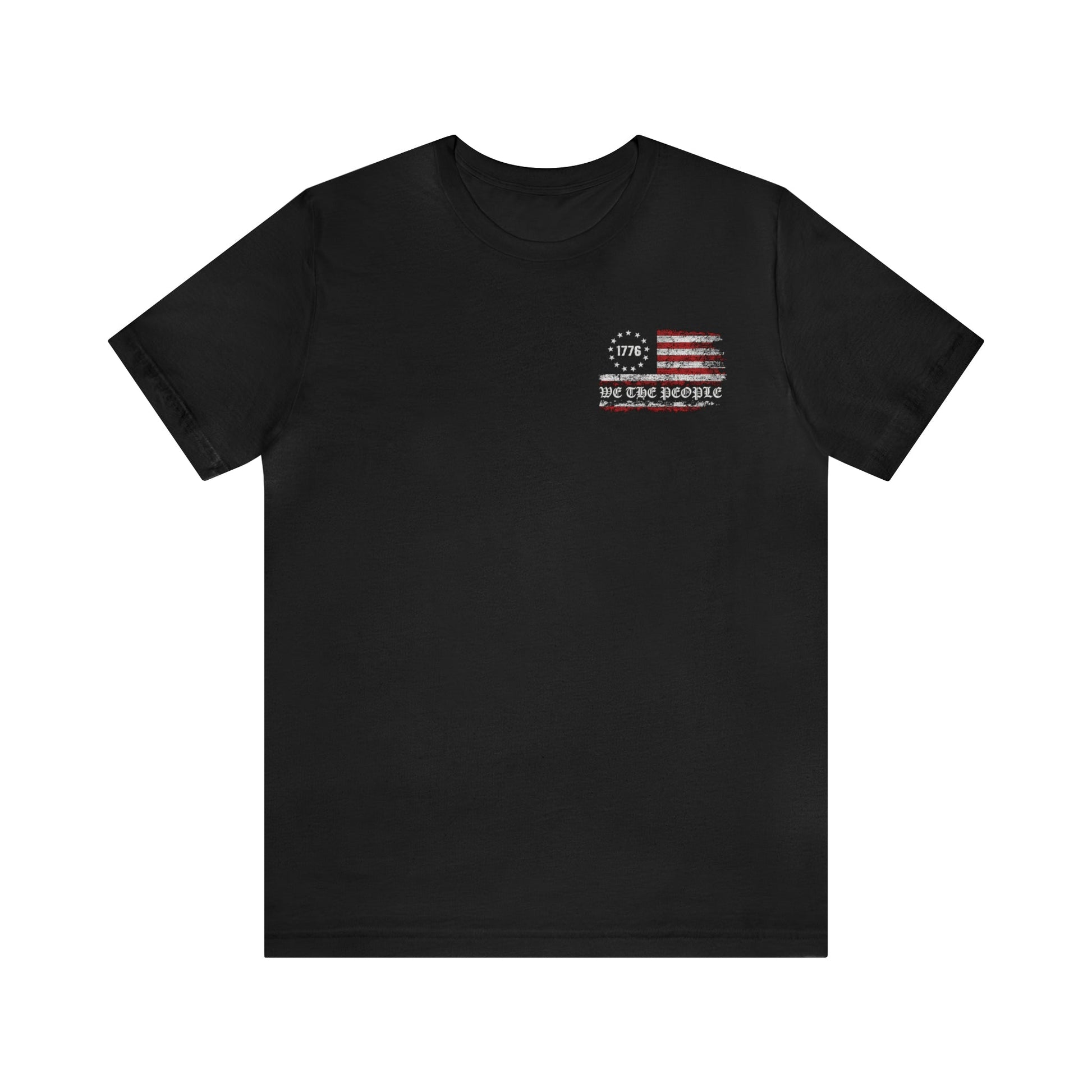 T-Shirt We the People | Responsibilities and Rights | Back Print | Jersey Short Sleeve Tee