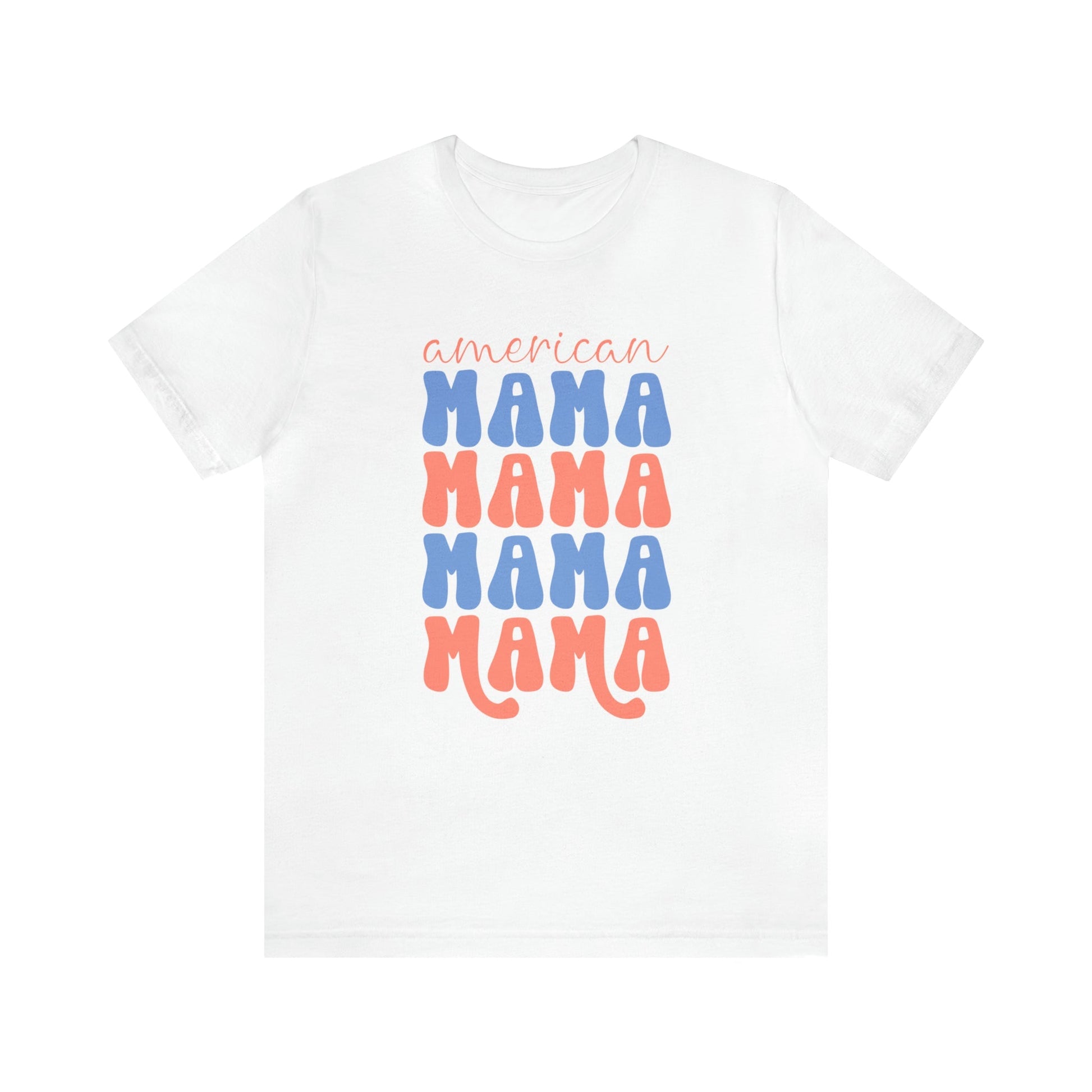 T-Shirt White / S American Mama | Jersey Short Sleeve Tee