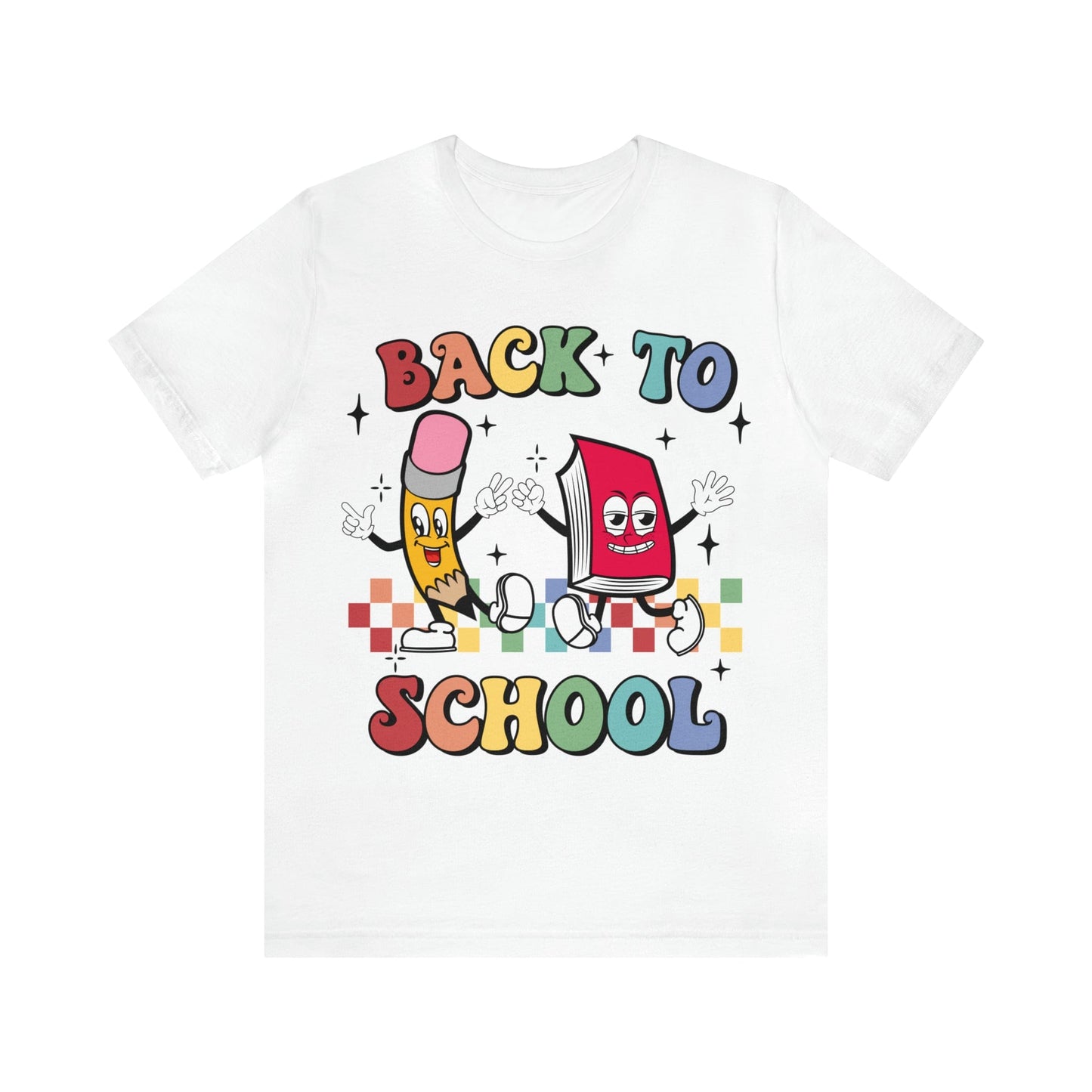 T-Shirt White / S Back to School | Retro | ADULT sizes | Jersey Short Sleeve Tee