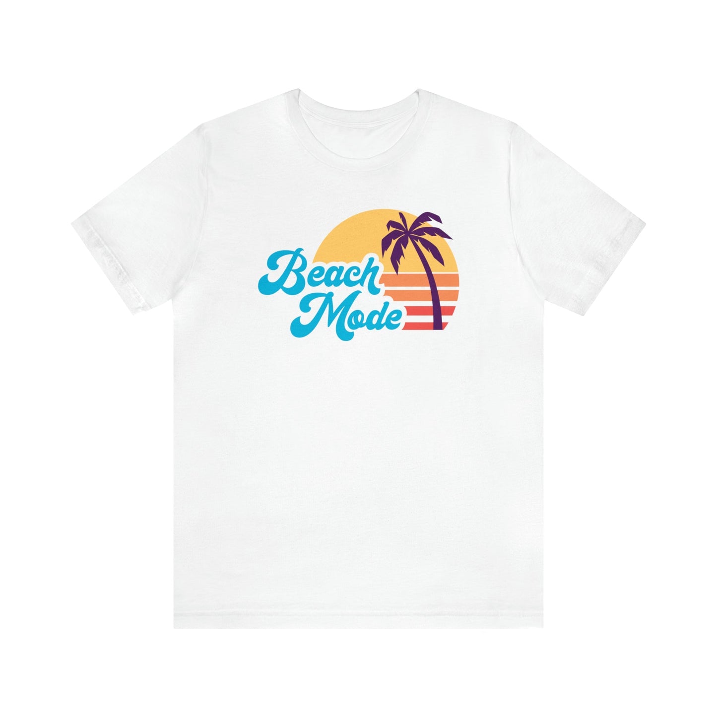 T-Shirt White / S Beach Mode | Vacation | Summer | Jersey Short Sleeve Tee