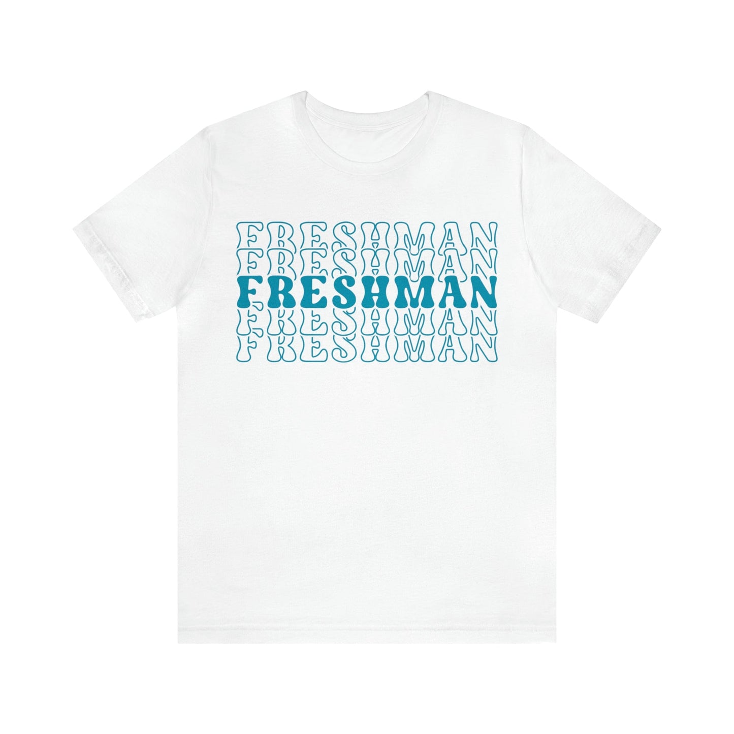 T-Shirt White / S Freshman | Stacked Retro | Jersey Short Sleeve Tee