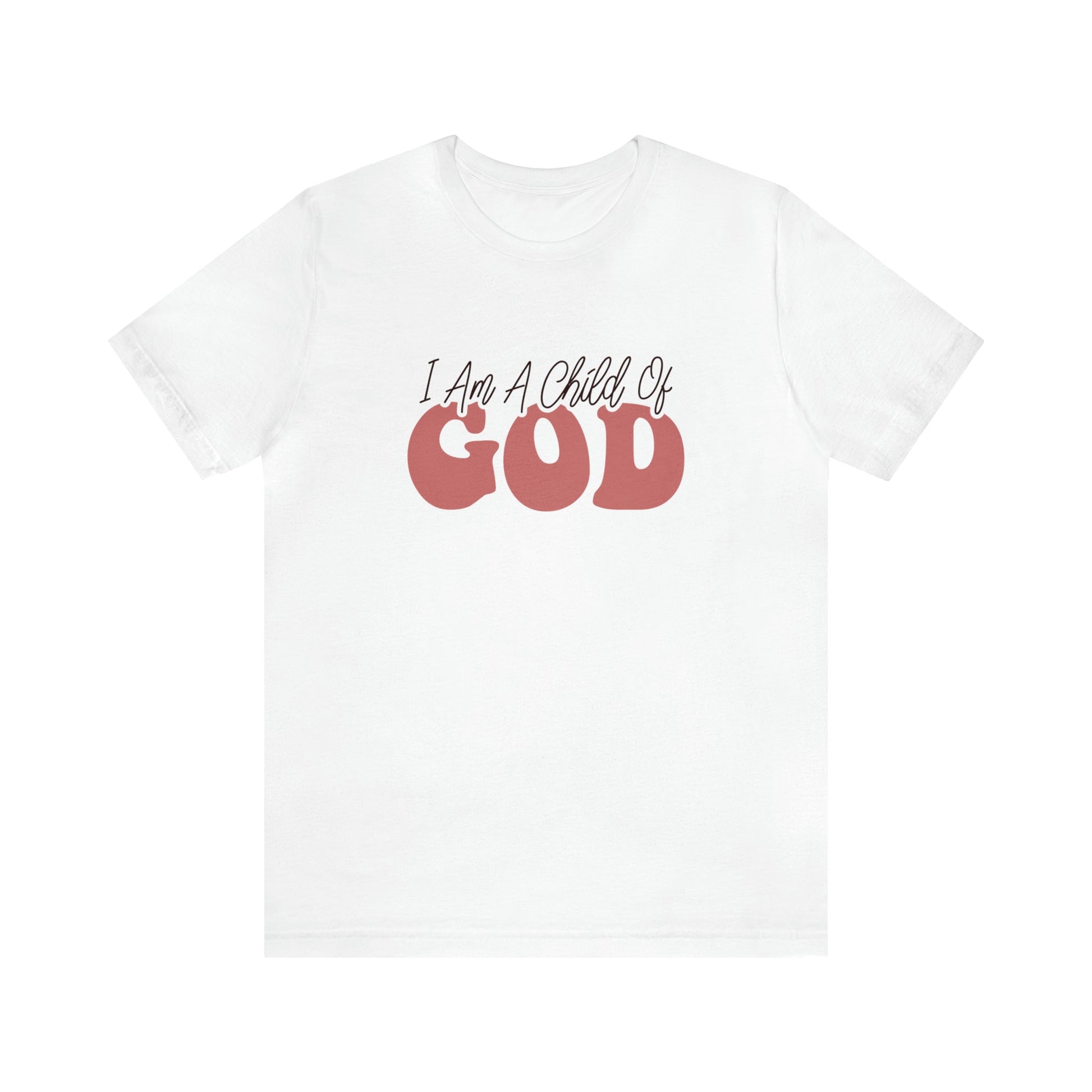 T-Shirt White / S I Am a Child of God | Christian | Retro | Jersey Short Sleeve Tee