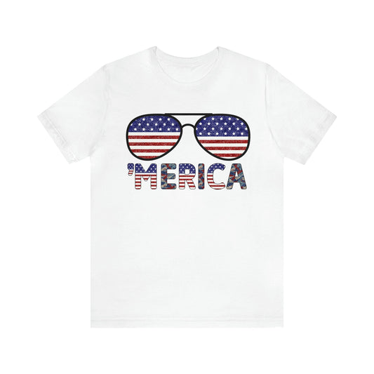 T-Shirt White / S Merica | Sunglasses | Jersey Short Sleeve Tee