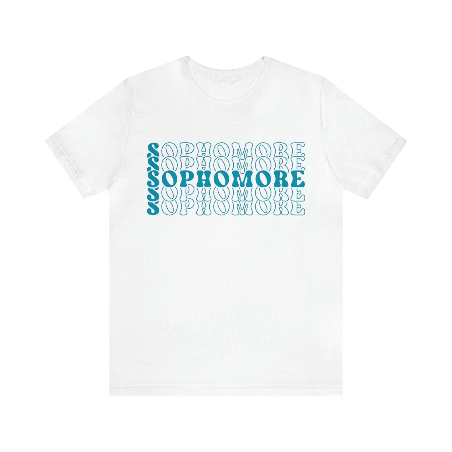 T-Shirt White / S Sophomore | Stacked Retro | Jersey Short Sleeve Tee