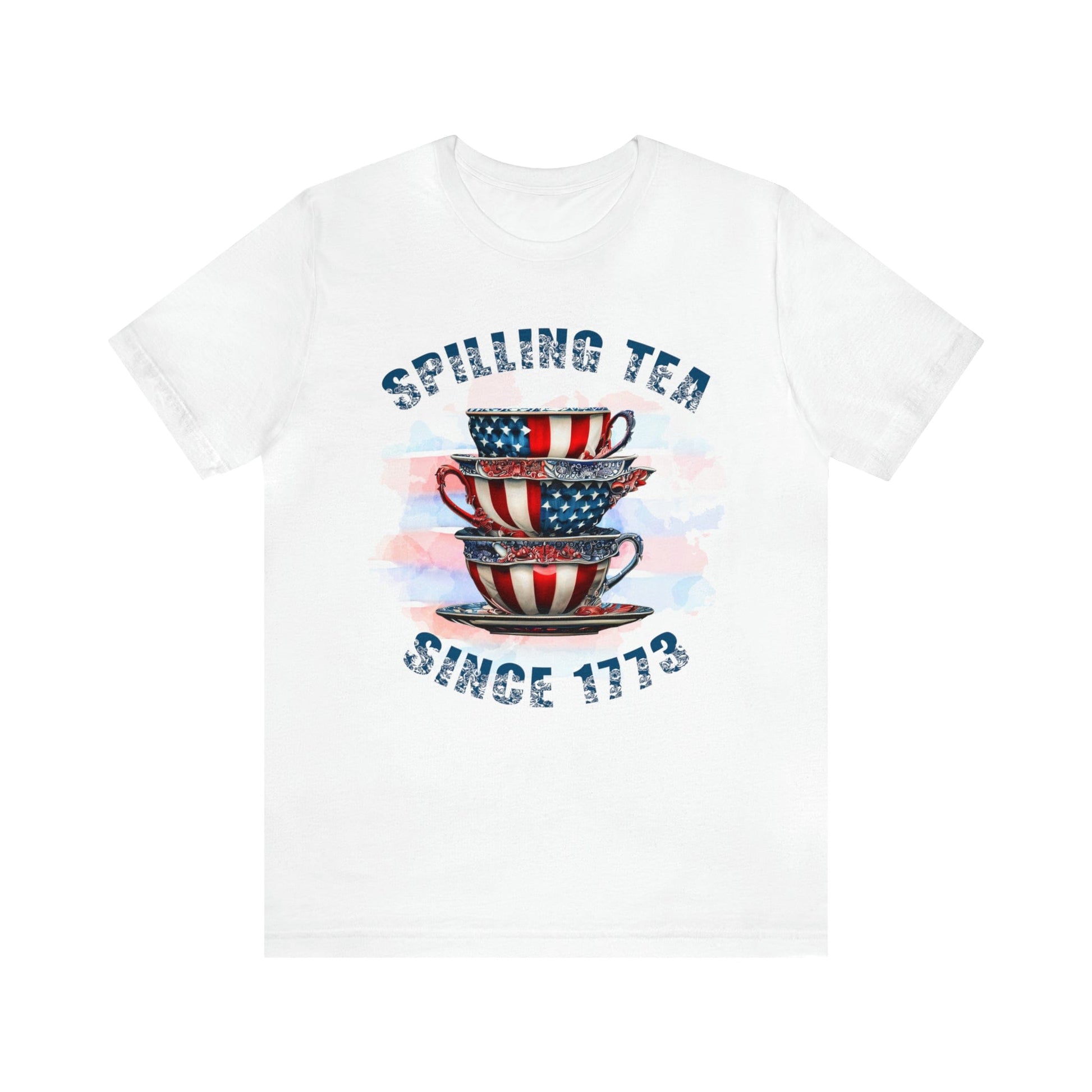 T-Shirt White / S Spilling Tea Since 1773 | Jersey Short Sleeve Tee