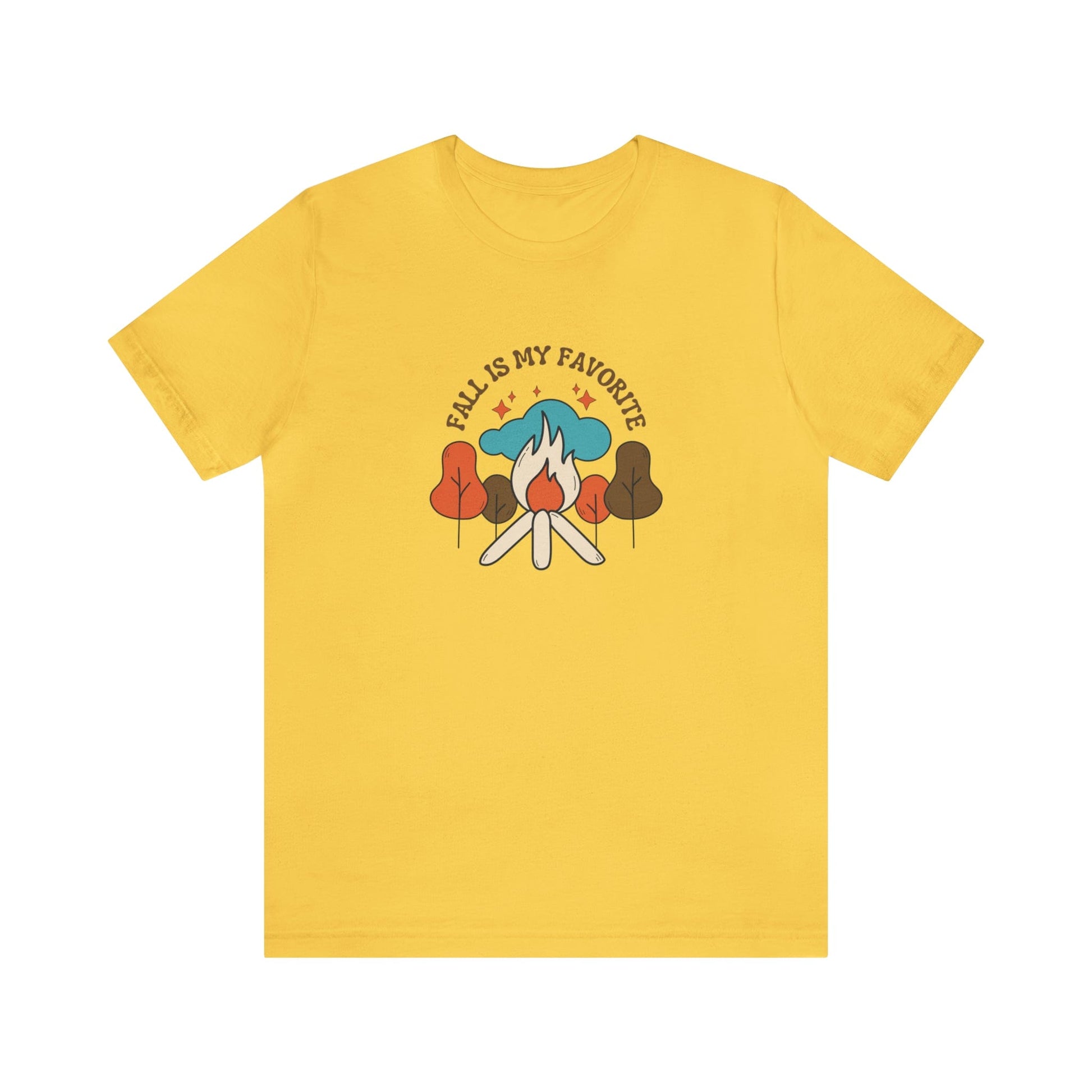 T-Shirt Yellow / S Fall is My Favorite | Retro | Jersey Short Sleeve Tee