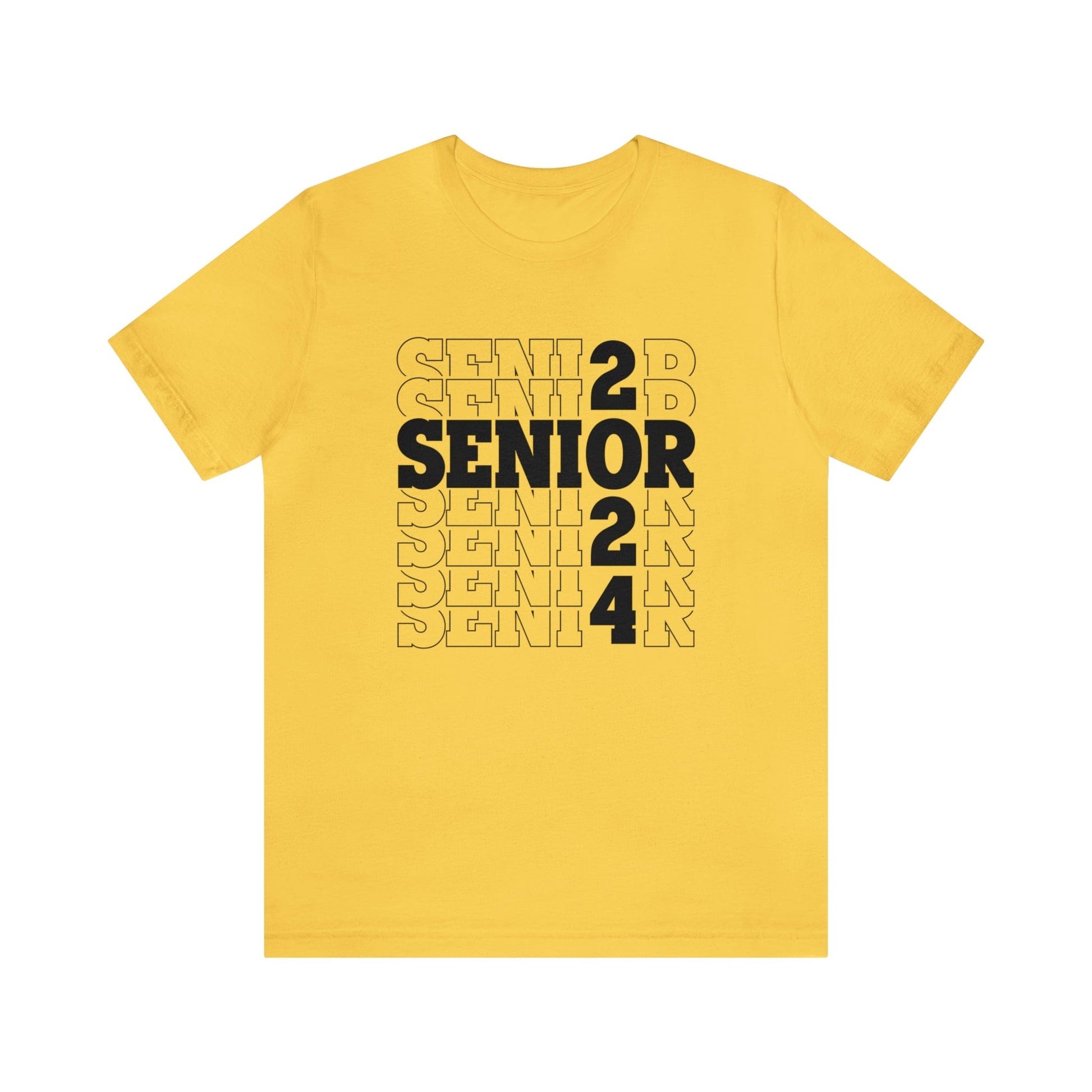 T-Shirt Yellow / S Senior Year | 2024 | Jersey Short Sleeve Tee