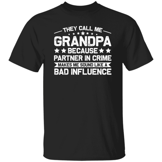 T-Shirts Black / S Grandpa | Partner in Crime | T-Shirt