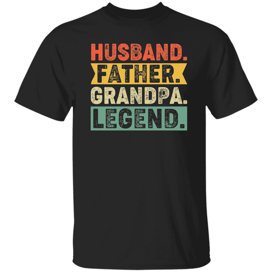 T-Shirts Black / S Husband Father Grandpa Legend | T-Shirt