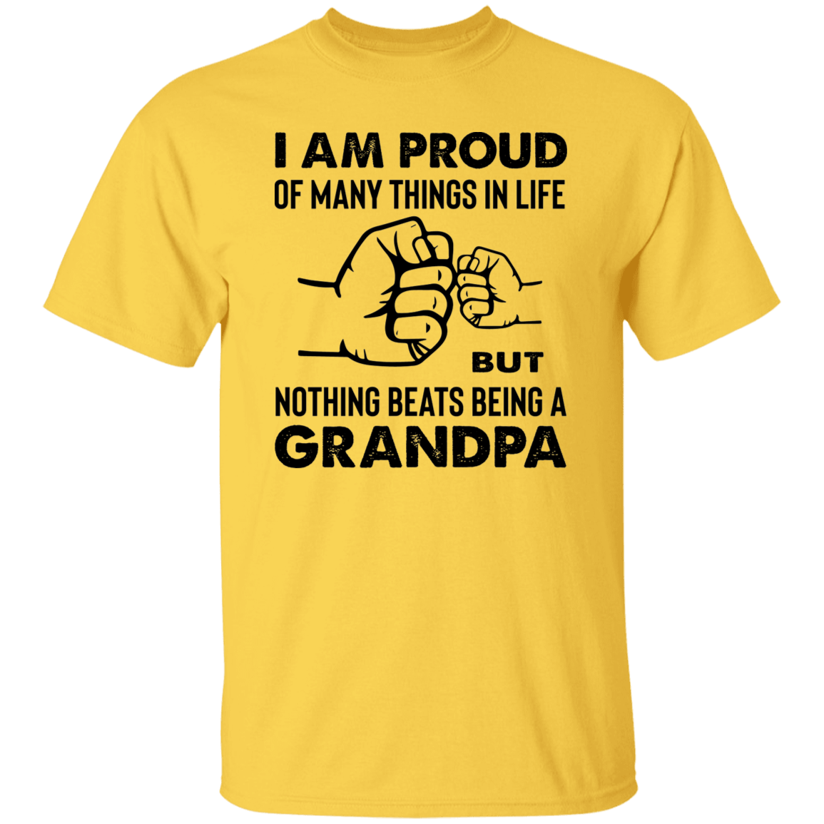 T-Shirts Daisy / S Proud Grandpa | Nothing Beats Being a Grandpa |  T-Shirt