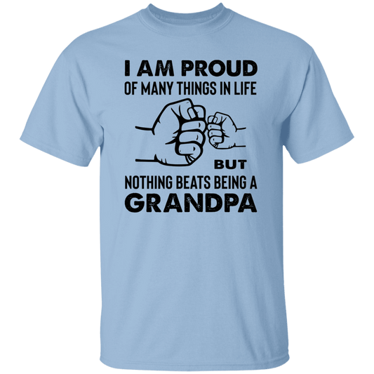 T-Shirts Light Blue / S Proud Grandpa | Nothing Beats Being a Grandpa |  T-Shirt