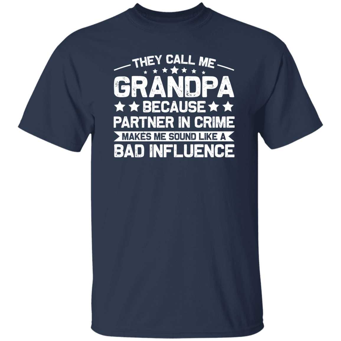 T-Shirts Navy / S Grandpa | Partner in Crime | T-Shirt