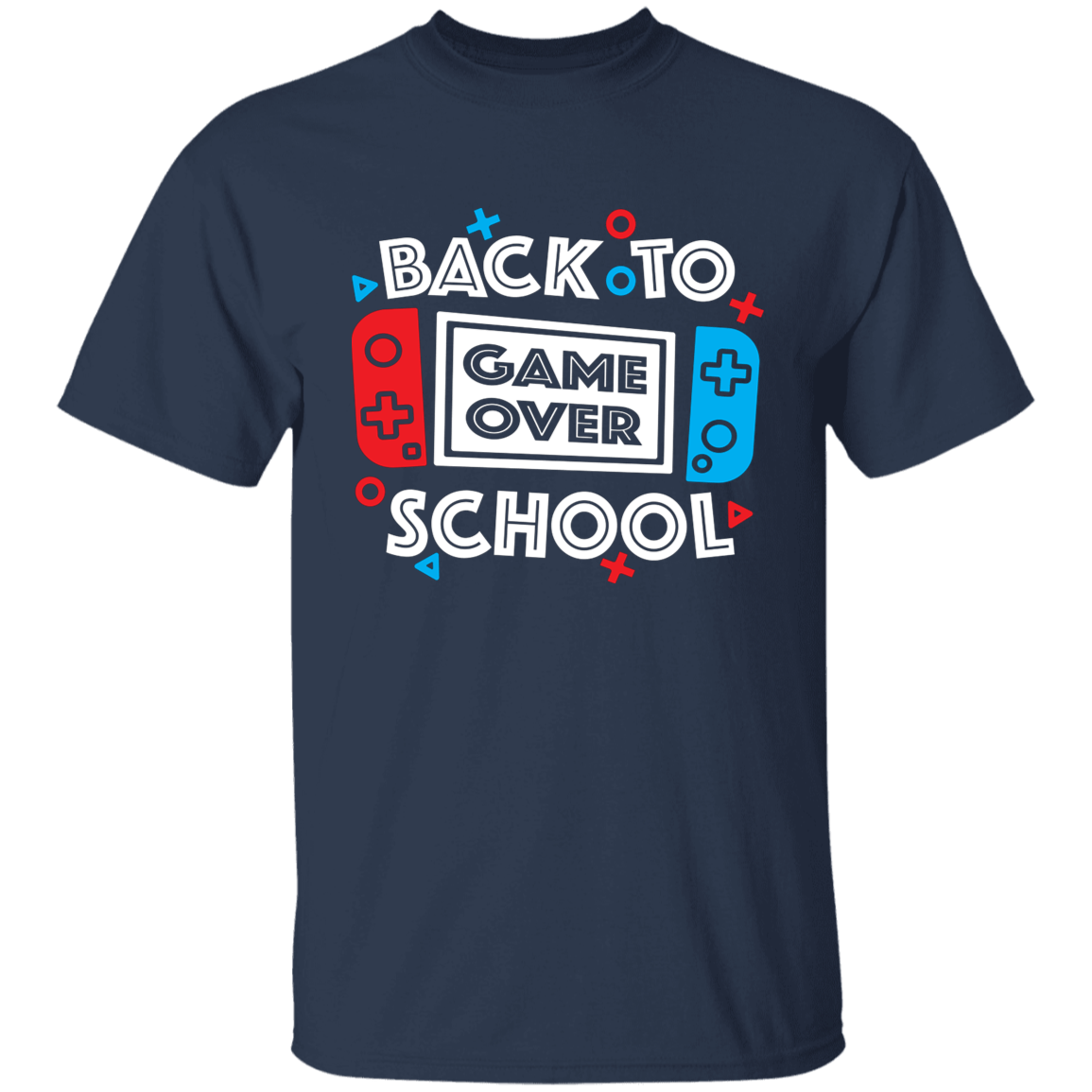 T-Shirts Navy / YXS Game Over | Back to School | YOUTH Sizes | Cotton Tee