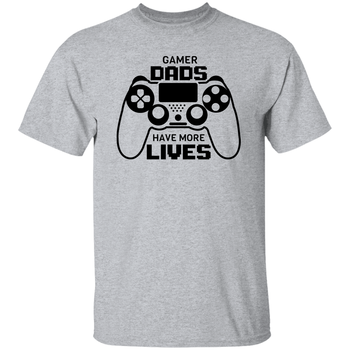 T-Shirts Sport Grey / S Gamer Dads Have More Lives | T-Shirt