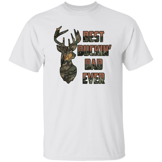 T-Shirts White / S Best Buckin' Dad | Deer Hunting | T-Shirt