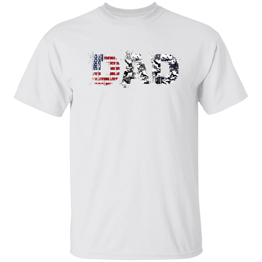 T-Shirts White / S Patriotic Dad | Army Dad | T-Shirt